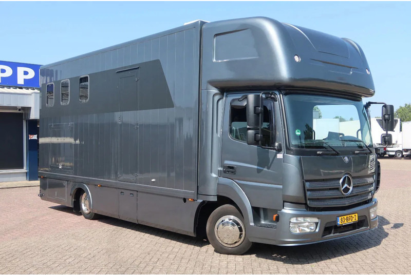 Mercedes-Benz Atego 816 L 3 Paarden/4 Ponies Nieuwe APK + nieuwe accu. - Camion chevaux: photos 2 Mercedes-Benz Atego 816 L 3 Paarden/4 Ponies Nieuwe APK + nieuwe accu. - Camion chevaux: photos 2