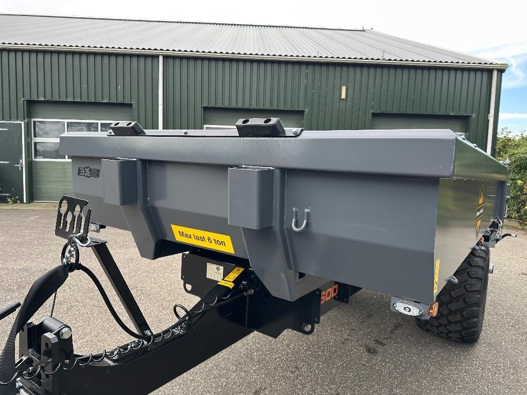 Remorque benne Palmse Trailer PT600E-1A bakkenwagen bakkenkar kipper dumper: photos 7
