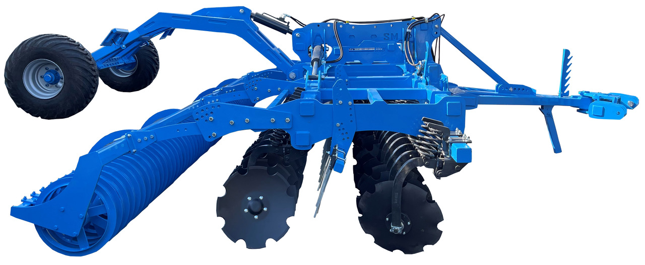 SOIL MASTER _GIANT SERIES FOLDABLE AND TRAILED TYPE MULTI DISC HARROW (SPRING TYPE LEG) - Cover crop: photos 3 SOIL MASTER _GIANT SERIES FOLDABLE AND TRAILED TYPE MULTI DISC HARROW (SPRING TYPE LEG) - Cover crop: photos 3