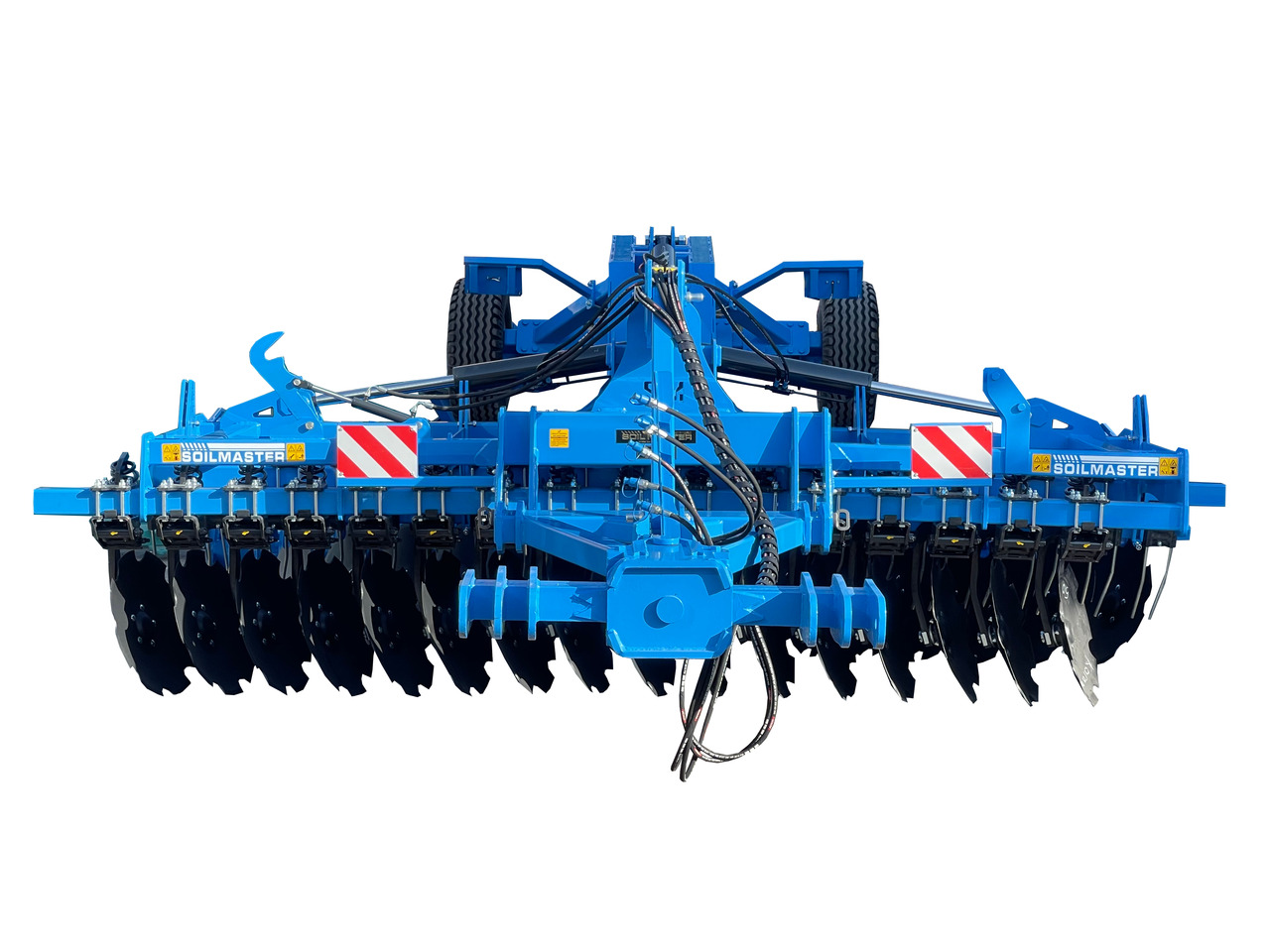 SOIL MASTER _GIANT SERIES FOLDABLE AND TRAILED TYPE MULTI DISC HARROW (SPRING TYPE LEG) - Cover crop: photos 5 SOIL MASTER _GIANT SERIES FOLDABLE AND TRAILED TYPE MULTI DISC HARROW (SPRING TYPE LEG) - Cover crop: photos 5