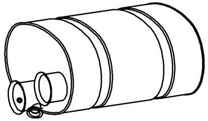 Katalysator SCR Euro 4/5 VOLVO B9, B12 - Dinex 80392 20703415 - Catalyseur pour Camion: photos 2 Katalysator SCR Euro 4/5 VOLVO B9, B12 - Dinex 80392 20703415 - Catalyseur pour Camion: photos 2