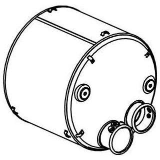 Katalysator SCR Euro 5DAF XF95 XF105 CF85 - 5 sensoren - Dinex 21441 1747245 1827547 1669321 0120-433-096 - Catalyseur pour Camion: photos 2 Katalysator SCR Euro 5DAF XF95 XF105 CF85 - 5 sensoren - Dinex 21441 1747245 1827547 1669321 0120-433-096 - Catalyseur pour Camion: photos 2
