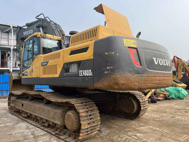 Used Volvo EC480 Excavator 48 Ton Original Heavy Duty Equipment Digger Secondhand Crawler Hydraulic Excavator Volvo EC480DL - Pelle sur chenille: photos 5 Used Volvo EC480 Excavator 48 Ton Original Heavy Duty Equipment Digger Secondhand Crawler Hydraulic Excavator Volvo EC480DL - Pelle sur chenille: photos 5