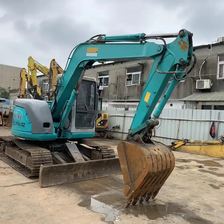 Used hydraulic Crawler Excavator Excavator Machine 7 Ton Kobelco SK75 Excavator good construction machinery for sale - Mini pelle: photos 1 Used hydraulic Crawler Excavator Excavator Machine 7 Ton Kobelco SK75 Excavator good construction machinery for sale - Mini pelle: photos 1