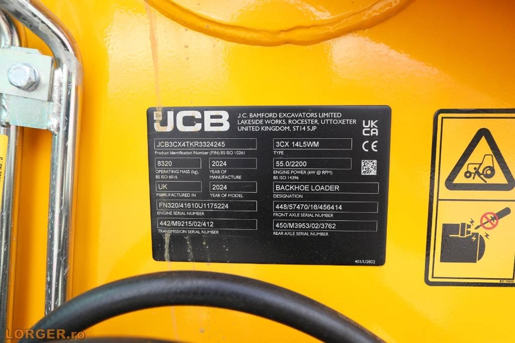 Tractopelle JCB 3 CX New !!! 2024: photos 14