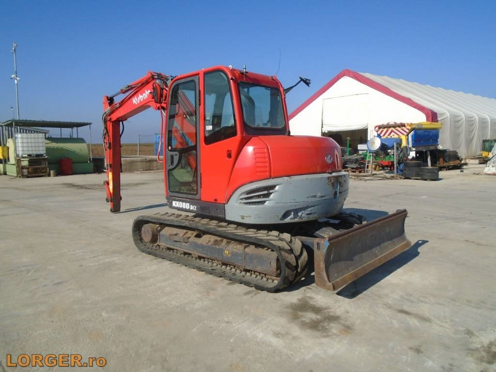 Kubota KX 080-3 - Pelle sur chenille: photos 2 Kubota KX 080-3 - Pelle sur chenille: photos 2