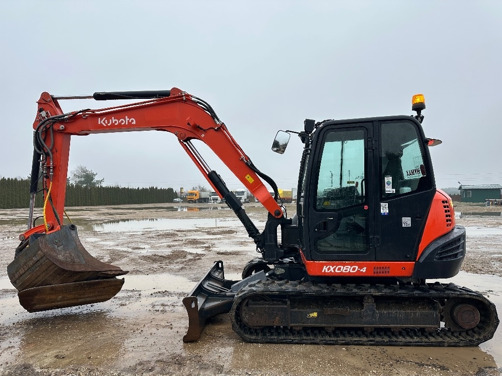 Kubota KX 080-4 ENGCON - Mini pelle: photos 2 Kubota KX 080-4 ENGCON - Mini pelle: photos 2