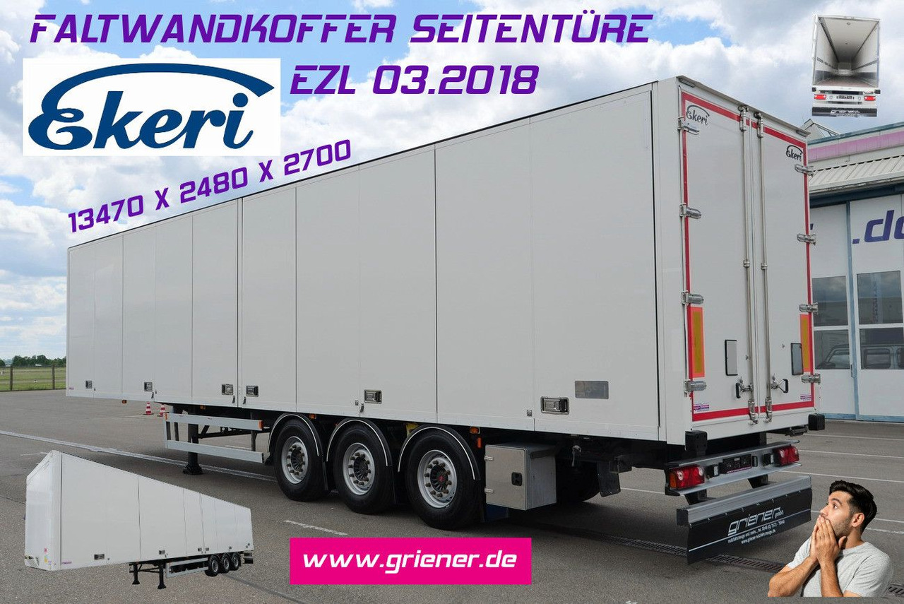 EKERI T3-A /SEITLICHE TÜREN /FALTWAND 2700 mm - Semi-remorque fourgon: photos 1 EKERI T3-A /SEITLICHE TÜREN /FALTWAND 2700 mm - Semi-remorque fourgon: photos 1