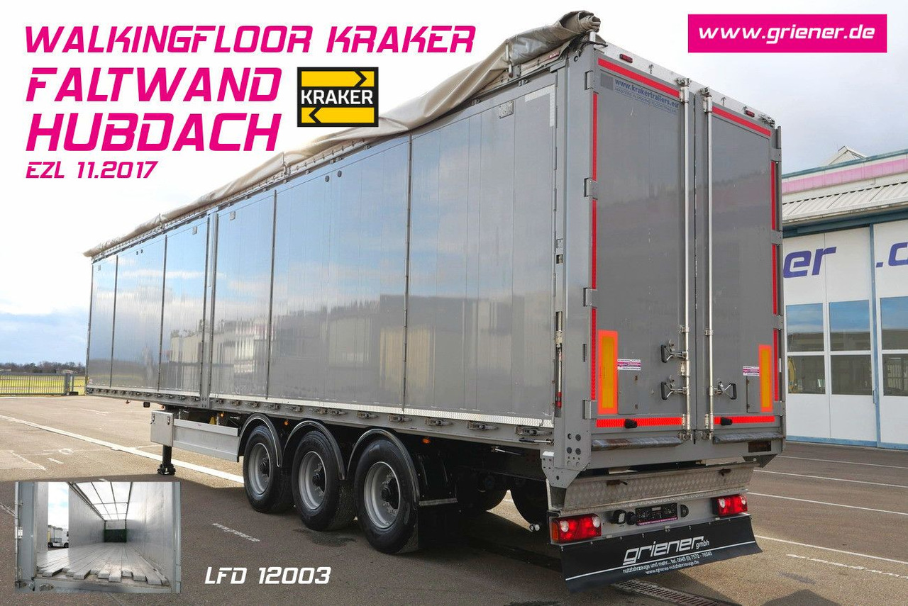 Kraker CF-Z / 10 mm / 89 m³ / seitliche türen FALTWAND - Semi-remorque à fond mouvant: photos 1 Kraker CF-Z / 10 mm / 89 m³ / seitliche türen FALTWAND - Semi-remorque à fond mouvant: photos 1