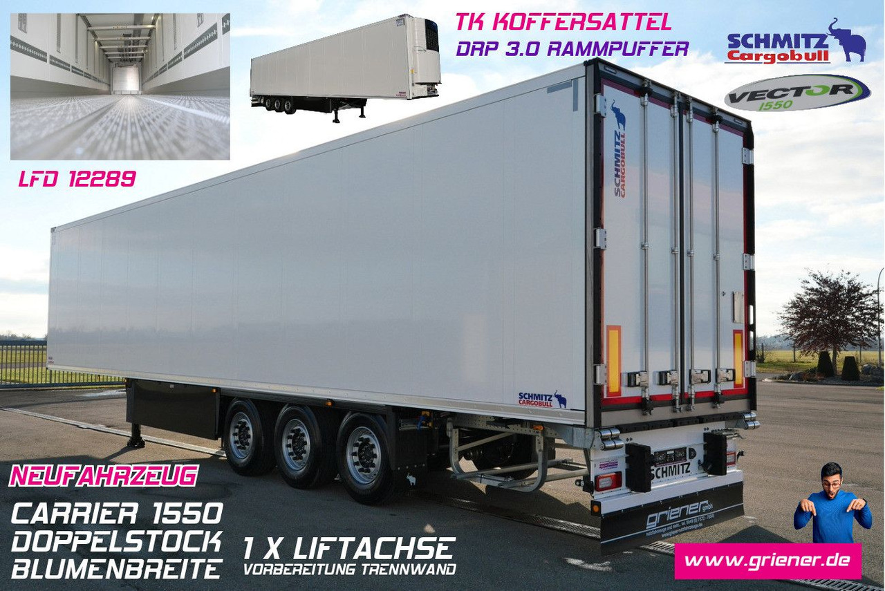 Schmitz Cargobull SKO 24/FP 45 cool /V7 / DOPPELSTOCK/DRP/ 1550 - Semi-remorque frigorifique: photos 1 Schmitz Cargobull SKO 24/FP 45 cool /V7 / DOPPELSTOCK/DRP/ 1550 - Semi-remorque frigorifique: photos 1