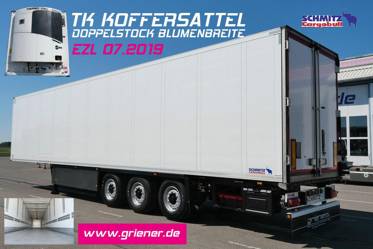 Schmitz Cargobull SKO 24/ THERMOKING SLXi300/ DOPPELSTOCK /BLUMEN - Semi-remorque fourgon: photos 1 Schmitz Cargobull SKO 24/ THERMOKING SLXi300/ DOPPELSTOCK /BLUMEN - Semi-remorque fourgon: photos 1