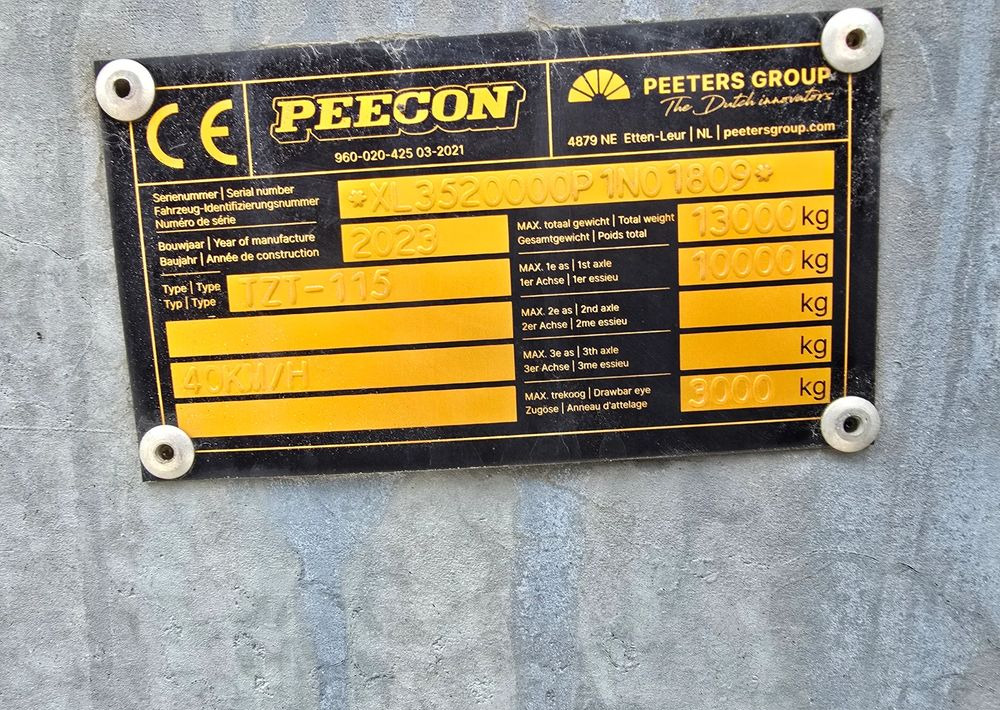 Remorque agricole Inny Peecon 11500: photos 6