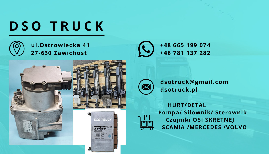 SCANIA WHOLESALE /HURT/DETAL Silownik OSI SKRETNEJ SCANIA 2420898 2717017 3022856 - Vérin hydraulique: photos 1 SCANIA WHOLESALE /HURT/DETAL Silownik OSI SKRETNEJ SCANIA 2420898 2717017 3022856 - Vérin hydraulique: photos 1