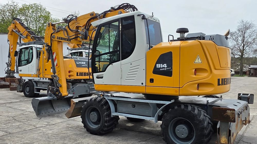 Liebherr A 914 COMPACT - Pelle sur pneus: photos 4 Liebherr A 914 COMPACT - Pelle sur pneus: photos 4