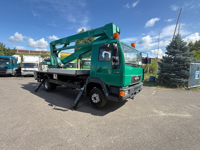 MAN 8.163 Hubarbeitsbühne - Camion avec nacelle: photos 1 MAN 8.163 Hubarbeitsbühne - Camion avec nacelle: photos 1