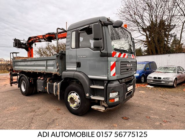 MAN TGA 18.350 Kipper - Kran 4x2 - Camion benne, Camion grue: photos 1 MAN TGA 18.350 Kipper - Kran 4x2 - Camion benne, Camion grue: photos 1