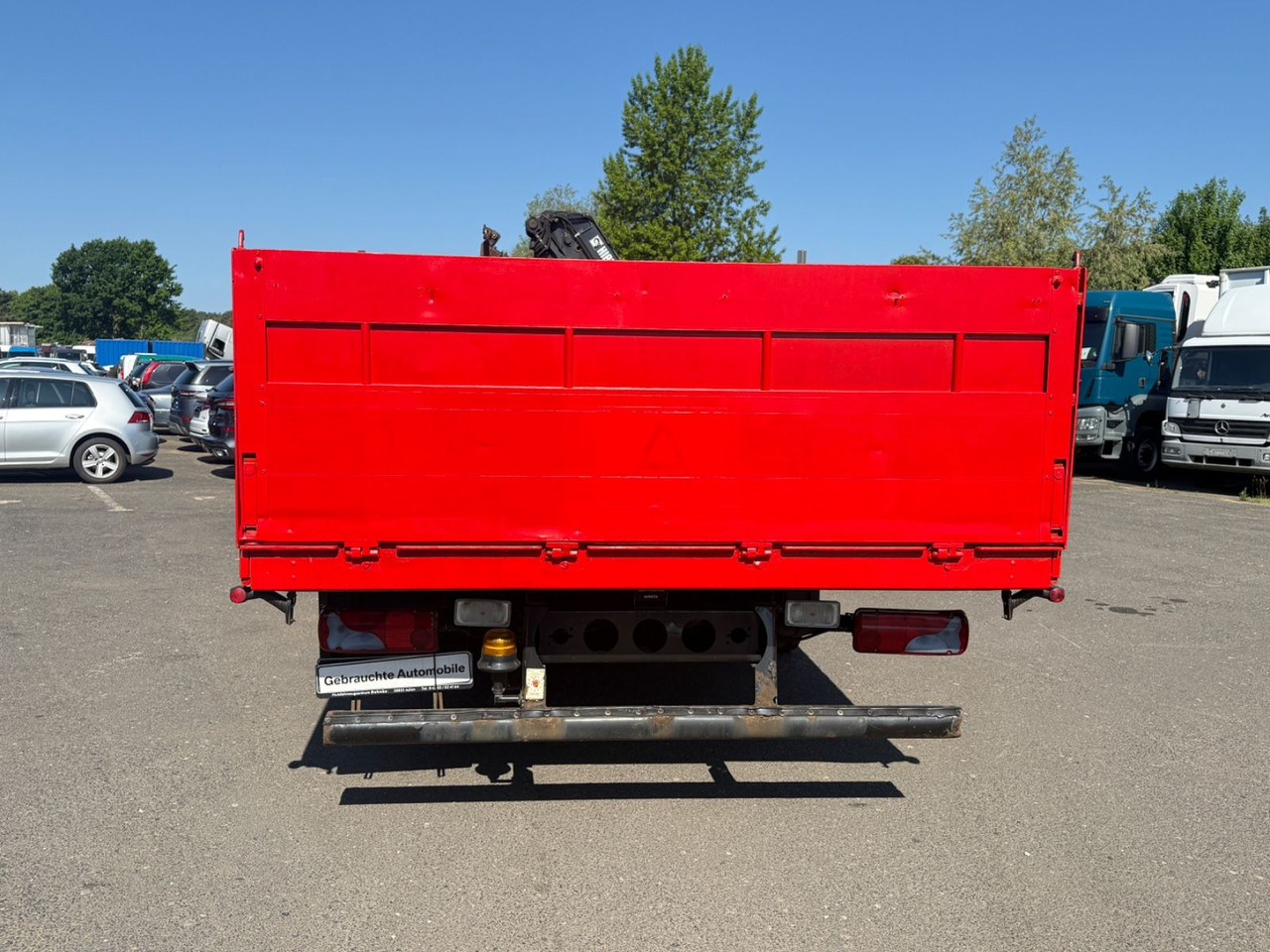 MAN TGL 12.210 mit Kran - Camion plateau, Camion grue: photos 4 MAN TGL 12.210 mit Kran - Camion plateau, Camion grue: photos 4
