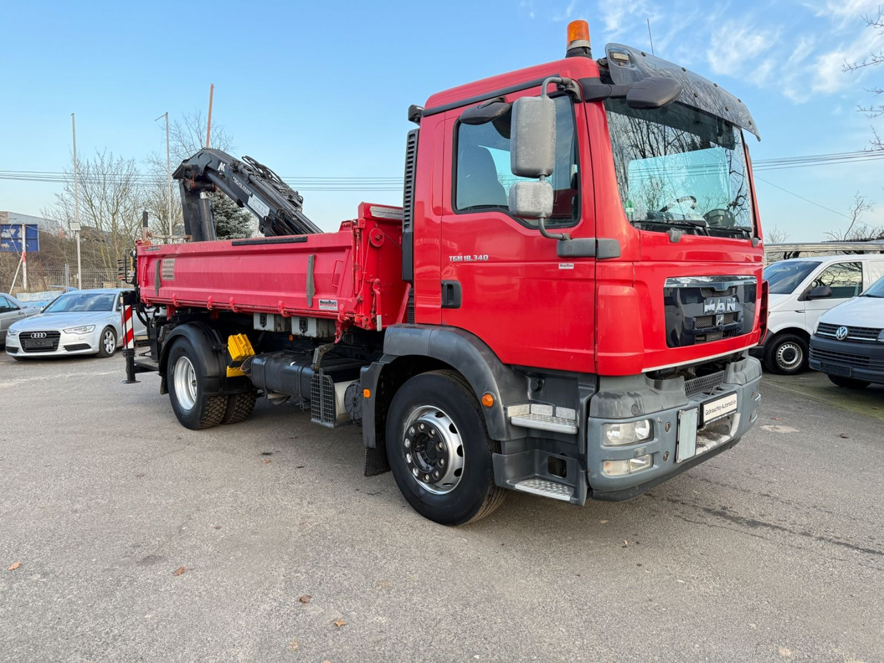 MAN TGM 18.340 Kipper mit Kran - Camion benne, Camion grue: photos 5 MAN TGM 18.340 Kipper mit Kran - Camion benne, Camion grue: photos 5