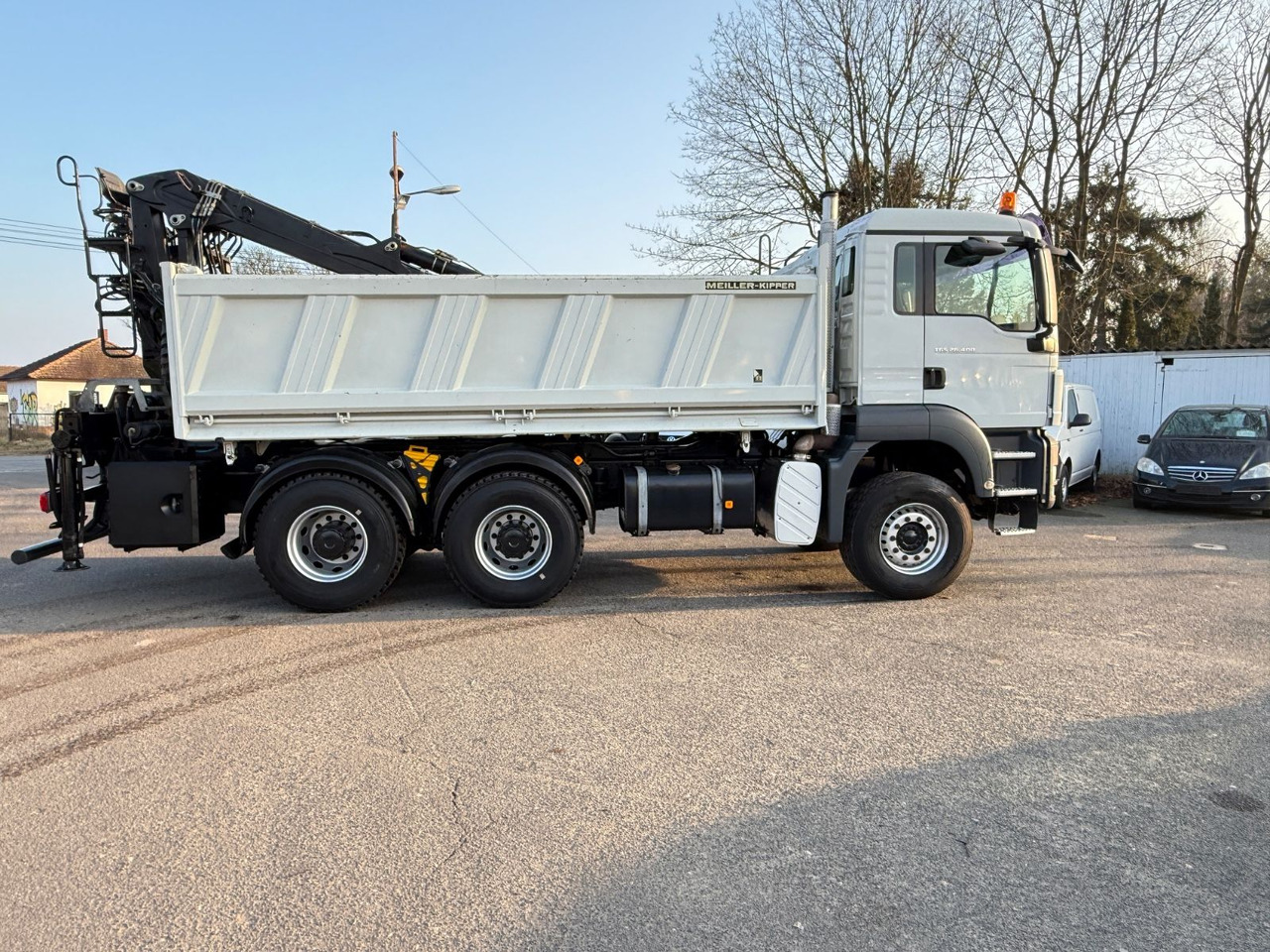 MAN TGS 26.400 Kipper mit Kran Jonsered 6x4 - Camion benne: photos 5 MAN TGS 26.400 Kipper mit Kran Jonsered 6x4 - Camion benne: photos 5