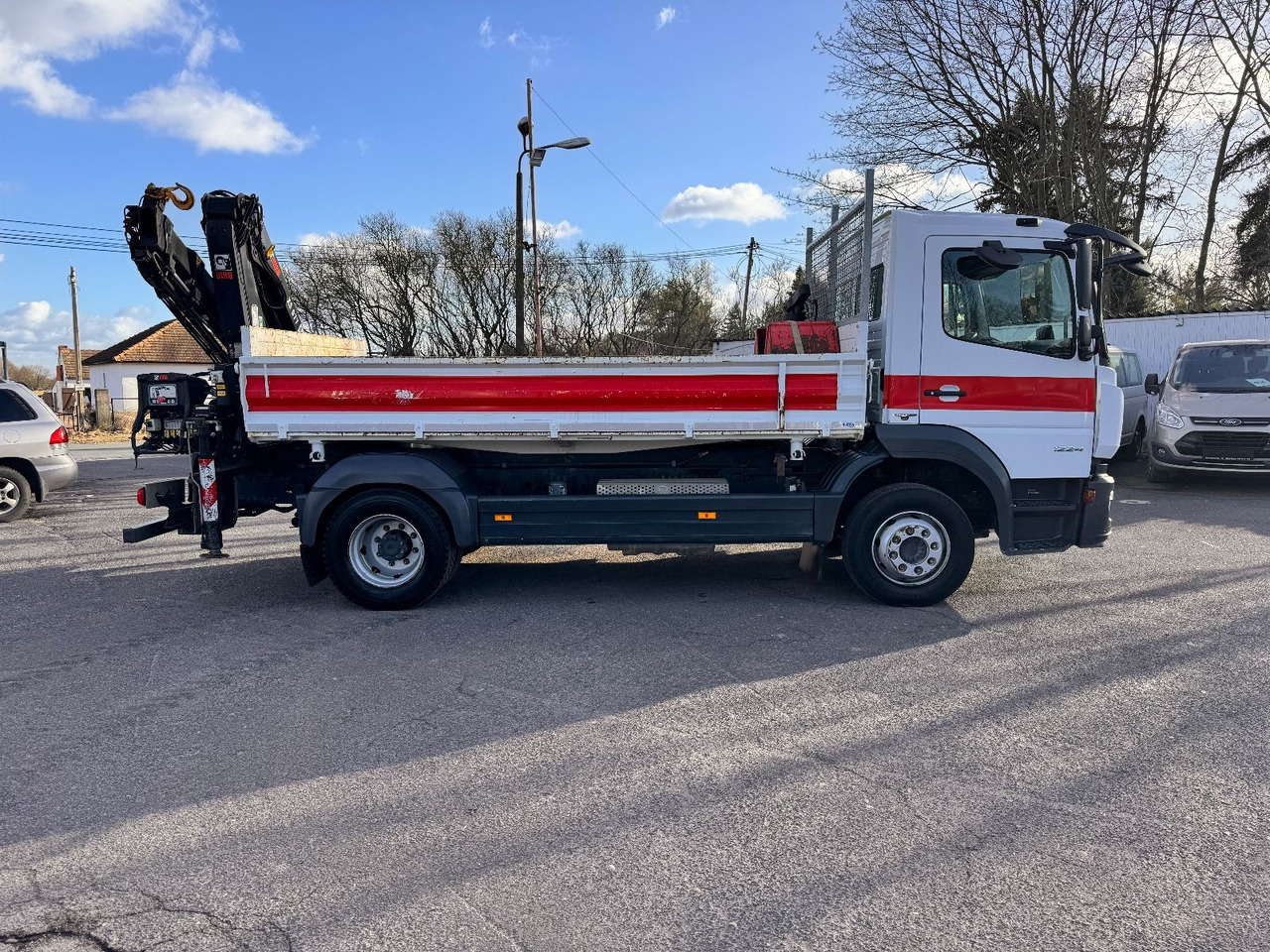 Mercedes-Benz Atego 1224 Kipper - Kran - Camion benne, Camion grue: photos 5 Mercedes-Benz Atego 1224 Kipper - Kran - Camion benne, Camion grue: photos 5
