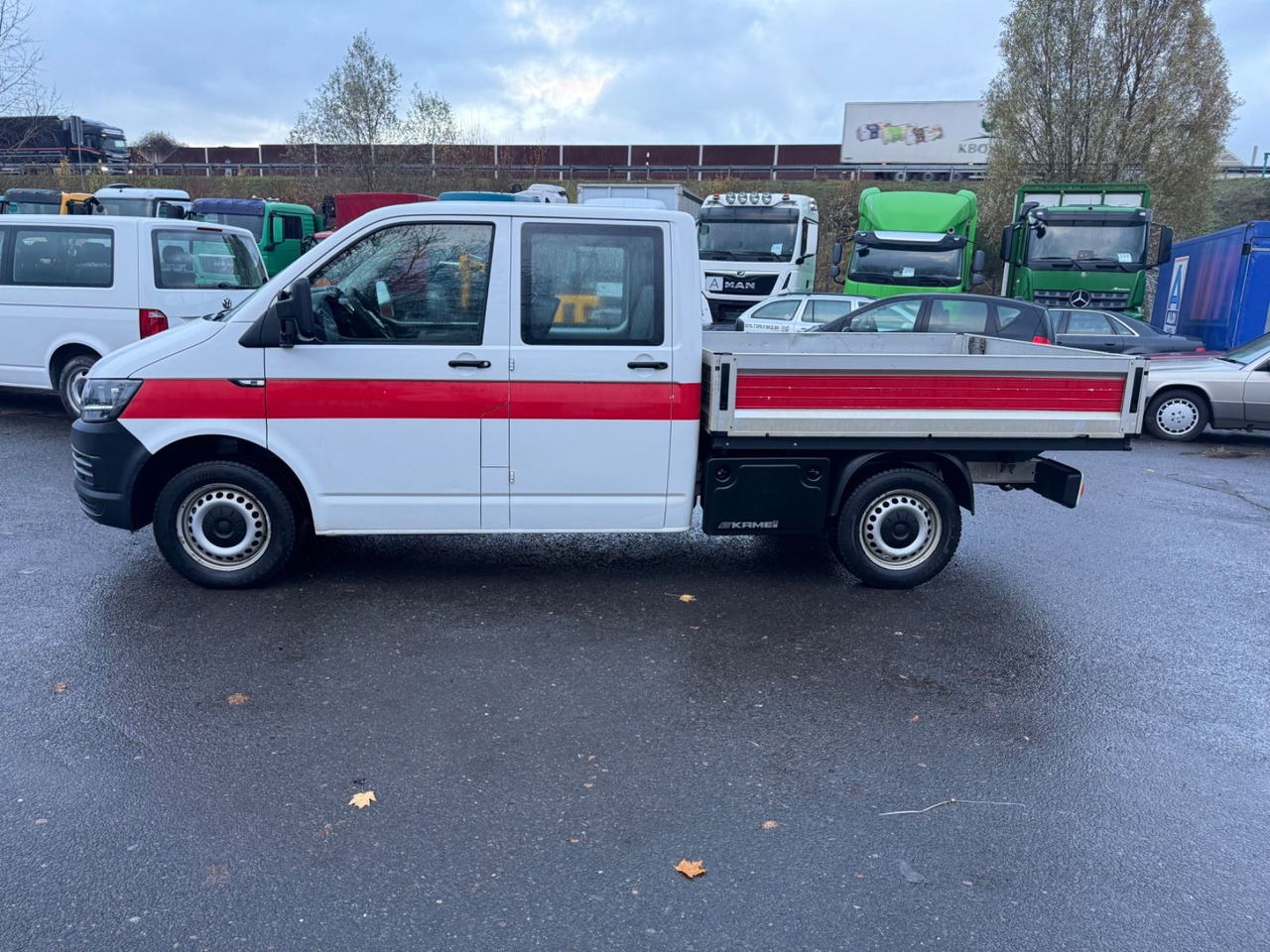 Volkswagen T6 Automatik Pritsche lang Doppelkabine - Fourgon plateau: photos 4 Volkswagen T6 Automatik Pritsche lang Doppelkabine - Fourgon plateau: photos 4