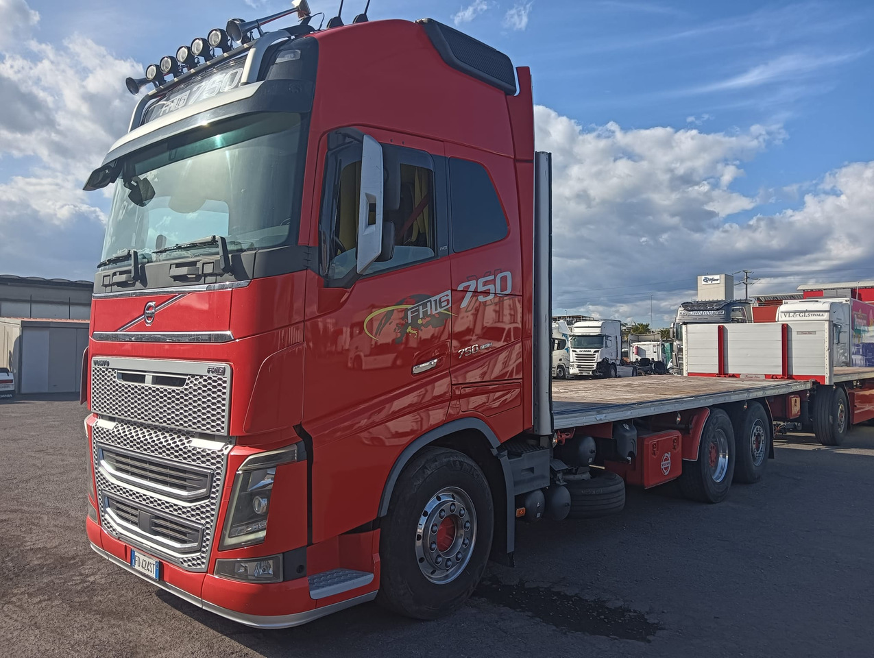 Camion plateau VOLVO FH16 750: photos 18