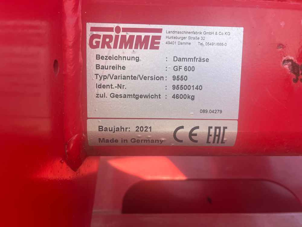 Grimme GF 600 - Matériel de récolte: photos 2 Grimme GF 600 - Matériel de récolte: photos 2