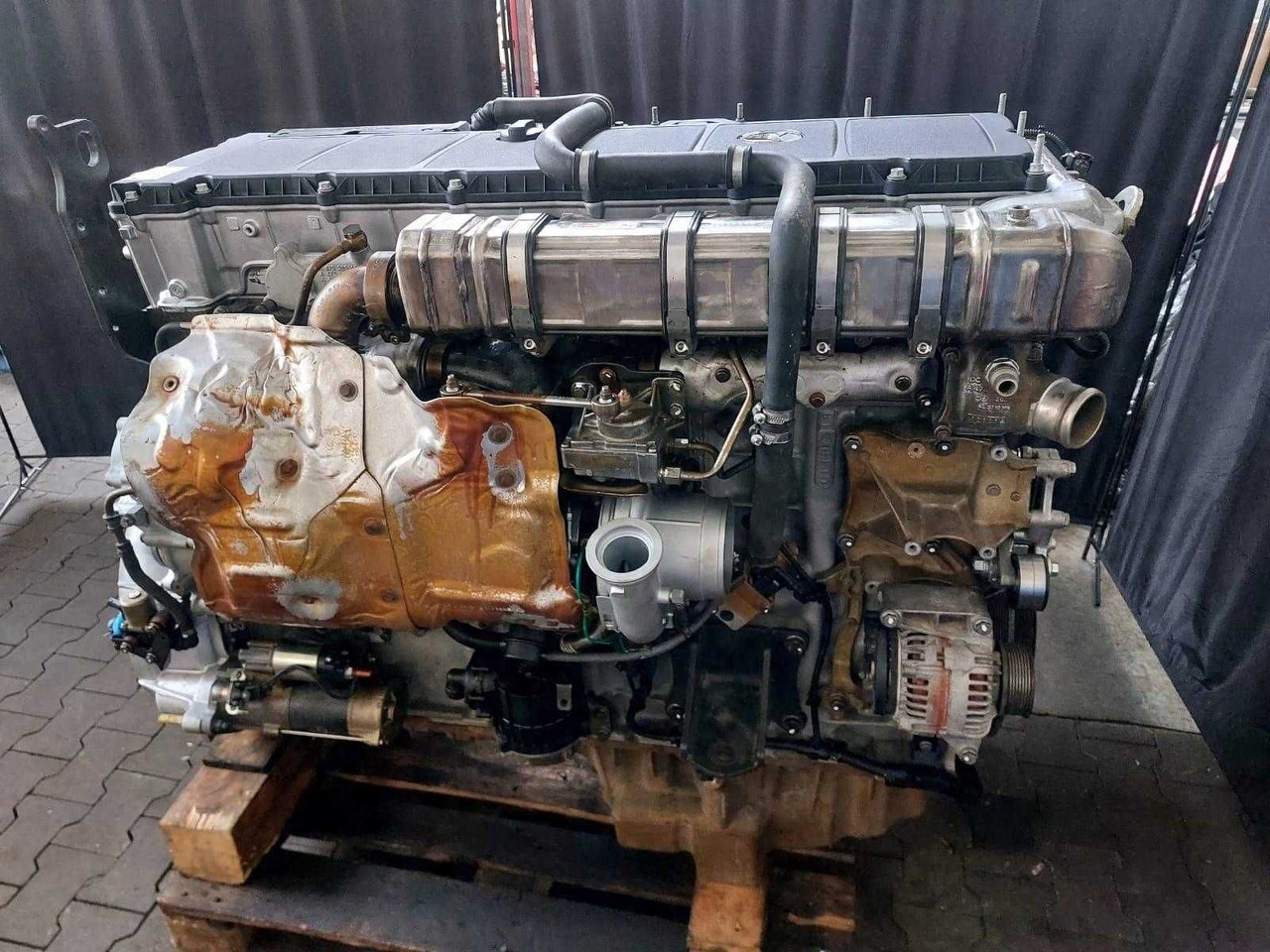 Silnik Mercedes OM 473 mp4 Setra Class Jaguar MTU Holmer ROPA Wirtgen - Moteur: photos 1 Silnik Mercedes OM 473 mp4 Setra Class Jaguar MTU Holmer ROPA Wirtgen - Moteur: photos 1