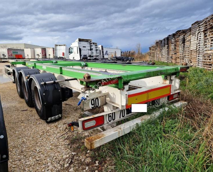 Asca CHARIOT COULISSANT - Semi-remorque porte-conteneur/ Caisse mobile: photos 1 Asca CHARIOT COULISSANT - Semi-remorque porte-conteneur/ Caisse mobile: photos 1