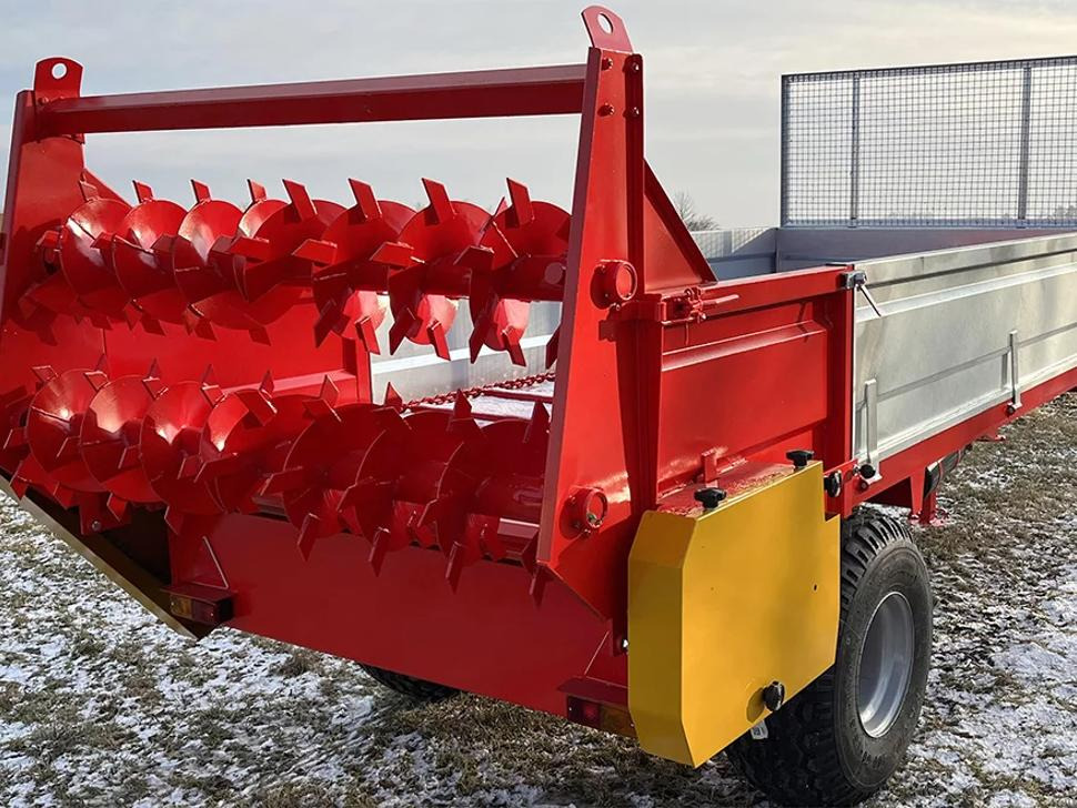Epandeur à fumier neuf Roltrans Miststreuer / Manure spreader / Épandeur à fumier / Spandiletame / Разбрасыватель органических удобрений N250/2 LEO 4 t: photos 9