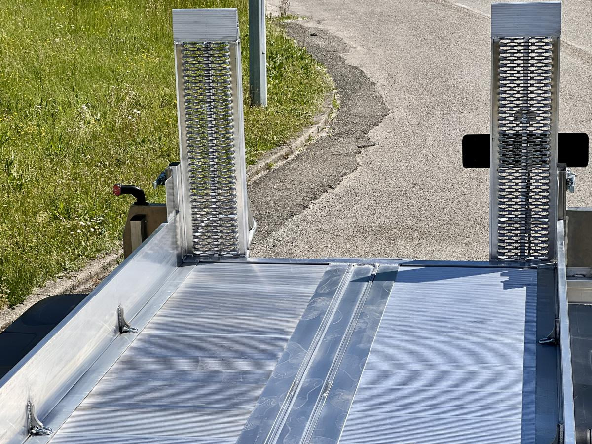Remorque porte engin neuf DEFINITIVE CLM Remorque porte engin aluminium 3T5 FLY35: photos 8