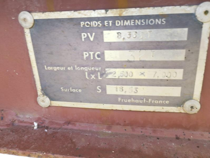 Semi-remorque benne FRUEHAUF Semi benne ED 32: photos 8 Semi-remorque benne FRUEHAUF Semi benne ED 32: photos 8