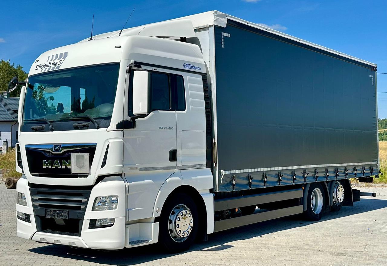 MAN TGX 26.460 / FIRANKA / 19 EUROPALET / 7.75 M / 6X2 / OŚ PODNOSZONA / AU - Camion à rideaux coulissants: photos 2 MAN TGX 26.460 / FIRANKA / 19 EUROPALET / 7.75 M / 6X2 / OŚ PODNOSZONA / AU - Camion à rideaux coulissants: photos 2