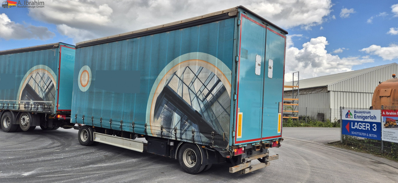 Fliegl ZPS 182 Edscha, Schiebeplane, Bordwande innenliegend - Remorque rideaux coulissants: photos 1 Fliegl ZPS 182 Edscha, Schiebeplane, Bordwande innenliegend - Remorque rideaux coulissants: photos 1