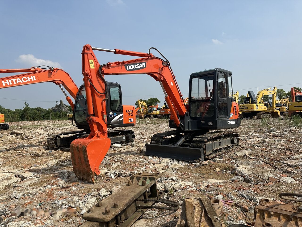 Doosan DH55 - Pelle sur chenille: photos 5 Doosan DH55 - Pelle sur chenille: photos 5