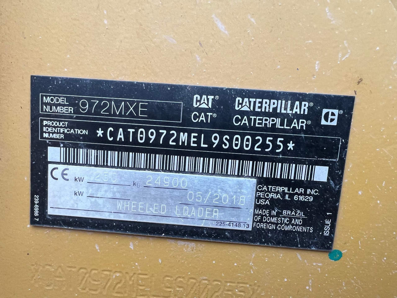 CAT 972 MXE - Chargeuse sur pneus: photos 5 CAT 972 MXE - Chargeuse sur pneus: photos 5