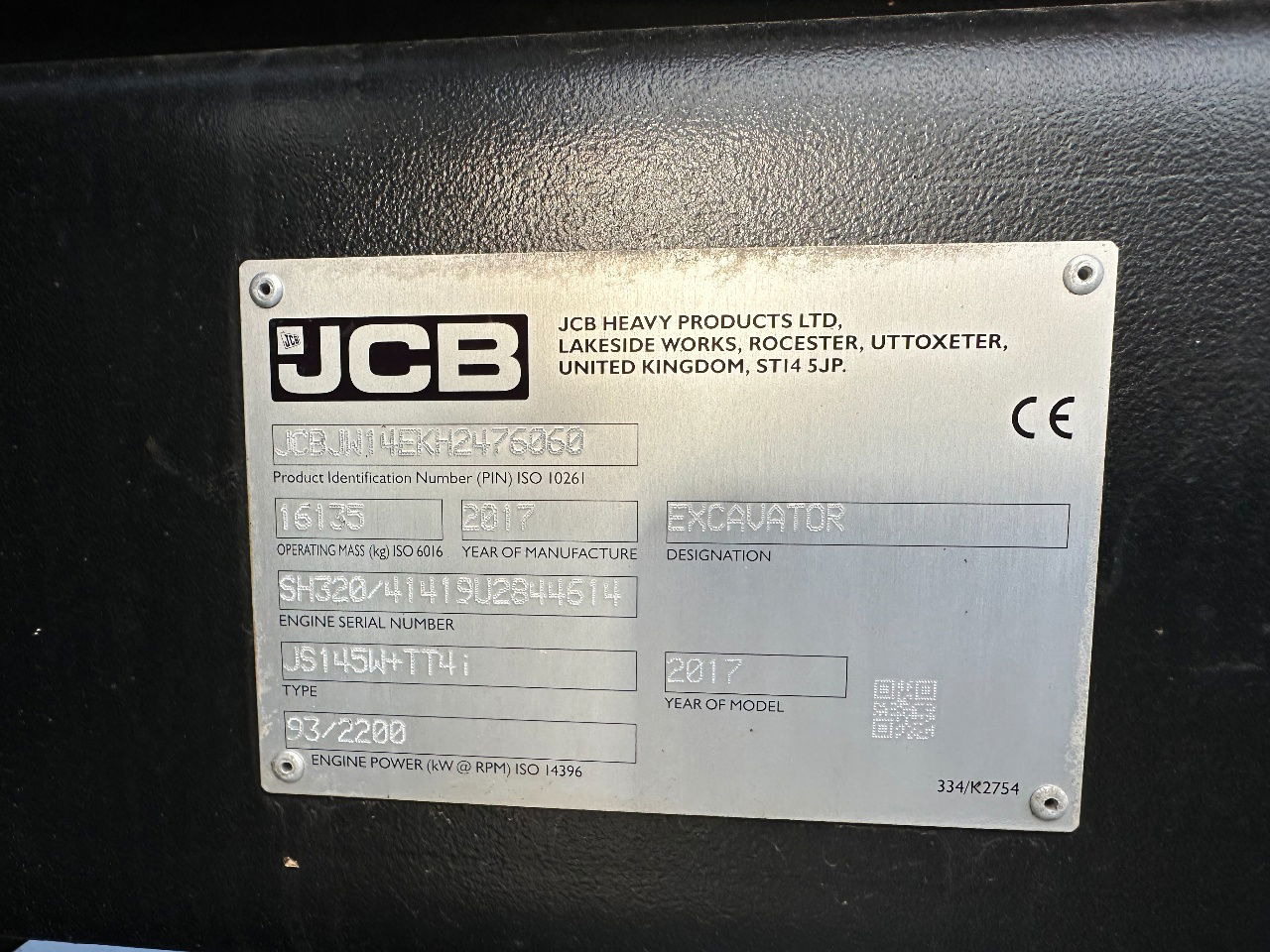 Pelle sur pneus JCB JS145W: photos 11