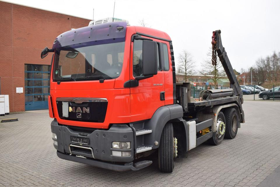 MAN TGS 26.400 6x2 Meiller Vorlaufachse Dachklima - Camion multibenne: photos 1 MAN TGS 26.400 6x2 Meiller Vorlaufachse Dachklima - Camion multibenne: photos 1