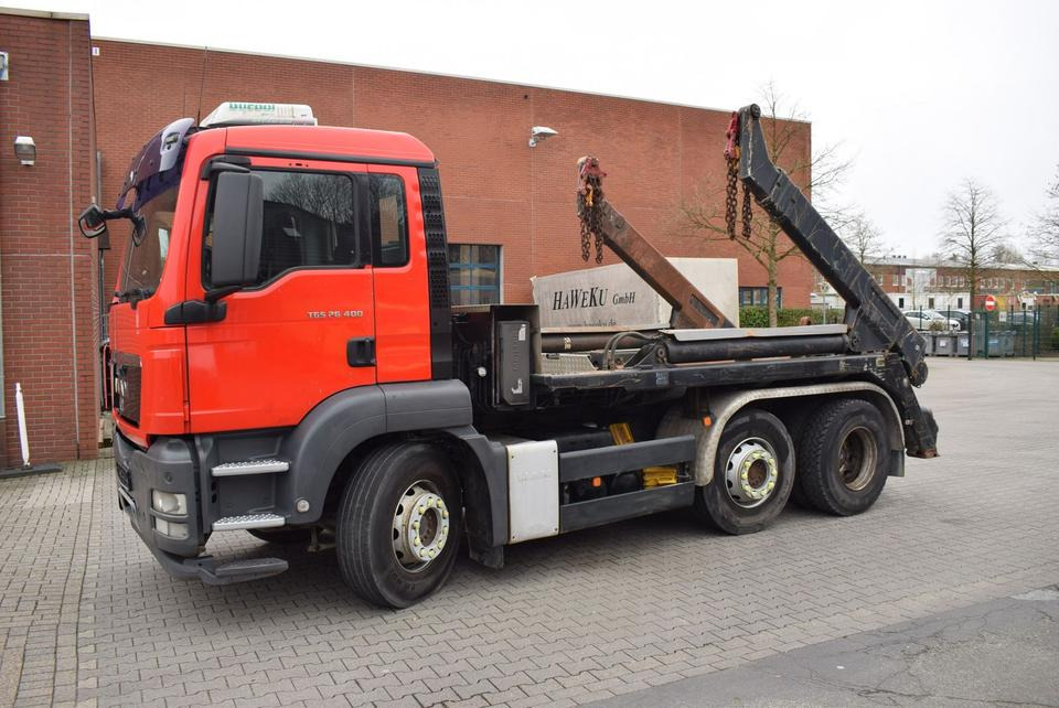 MAN TGS 26.400 6x2 Meiller Vorlaufachse Dachklima - Camion multibenne: photos 2 MAN TGS 26.400 6x2 Meiller Vorlaufachse Dachklima - Camion multibenne: photos 2