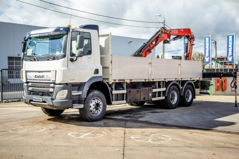 DAF CF 450-6X4+FASSI18T/M(3EXT)-78500KM - Camion plateau, Camion grue: photos 3 DAF CF 450-6X4+FASSI18T/M(3EXT)-78500KM - Camion plateau, Camion grue: photos 3