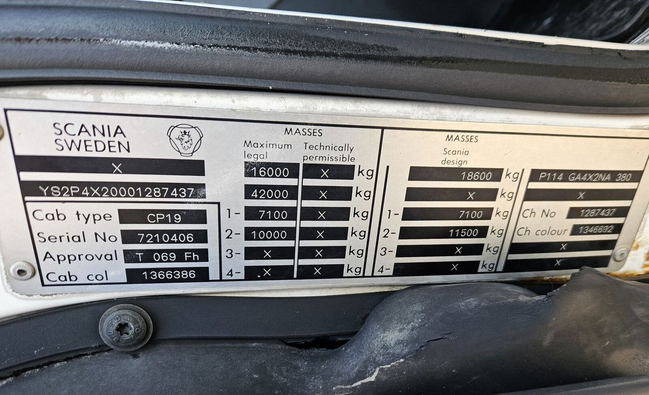 Scania 114 380- manual gearbox 3+3 - crédit-bail Scania 114 380- manual gearbox 3+3: photos 24