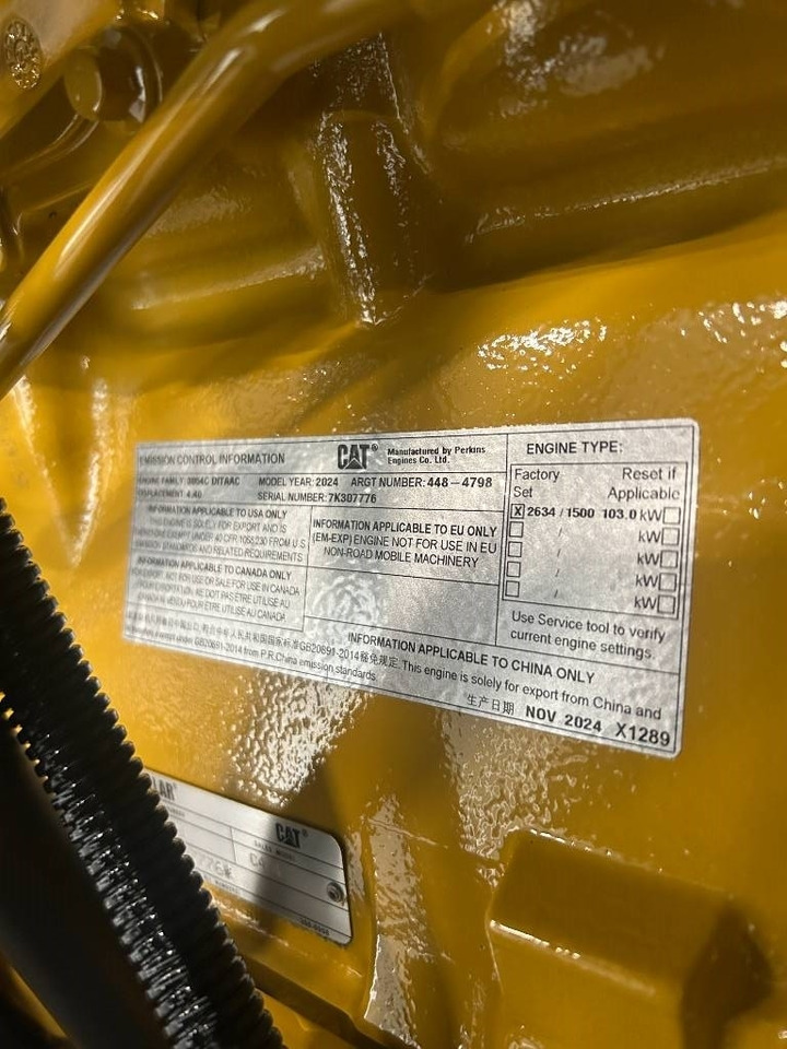 Groupe électrogène neuf CAT DE110E2 - 110 kVA Generator - DPX-18014: photos 14