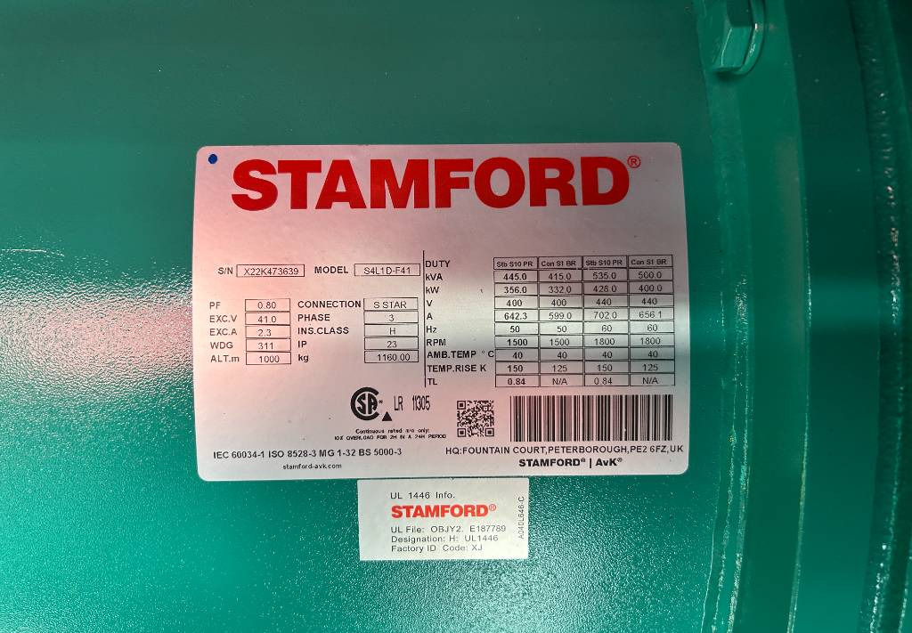 Cummins C400D5 - 400 kVA Generator - DPX-18518 - Groupe électrogène: photos 4 Cummins C400D5 - 400 kVA Generator - DPX-18518 - Groupe électrogène: photos 4