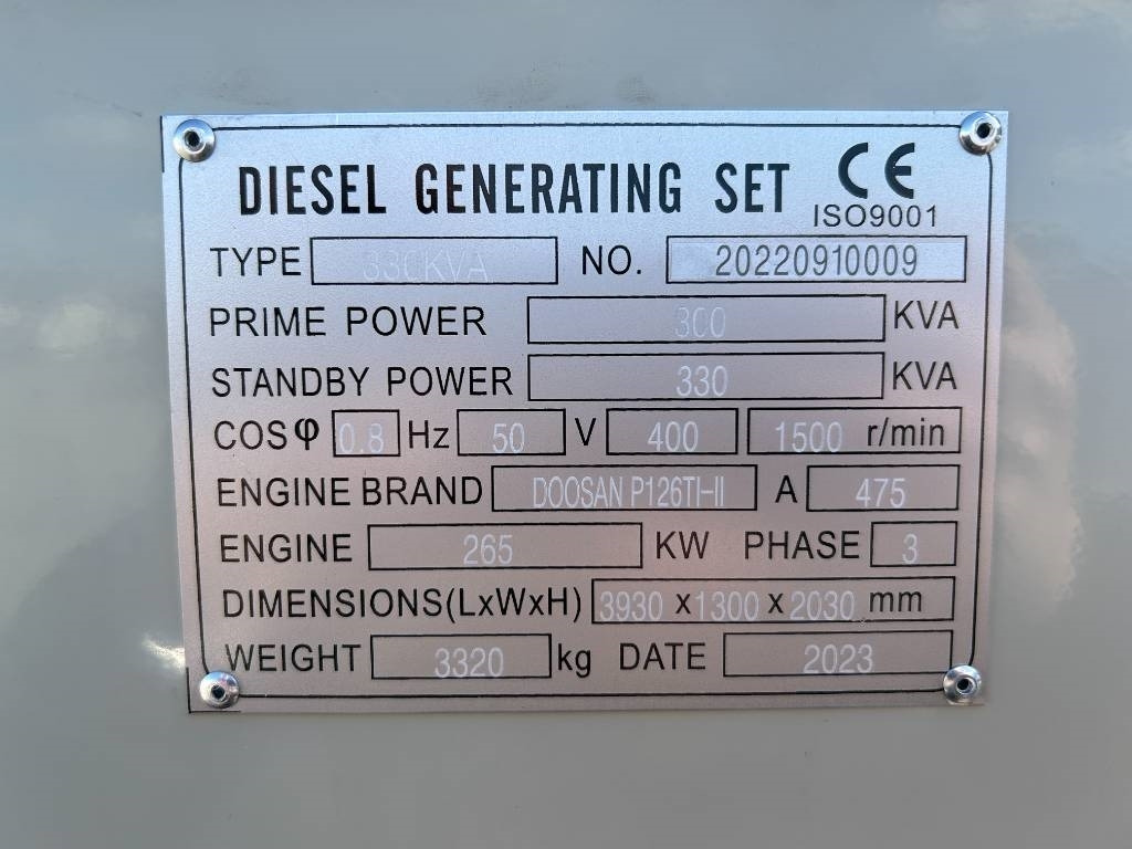 Doosan P126TI-II - 330 kVA Generator - DPX-19853 - Groupe électrogène: photos 4 Doosan P126TI-II - 330 kVA Generator - DPX-19853 - Groupe électrogène: photos 4