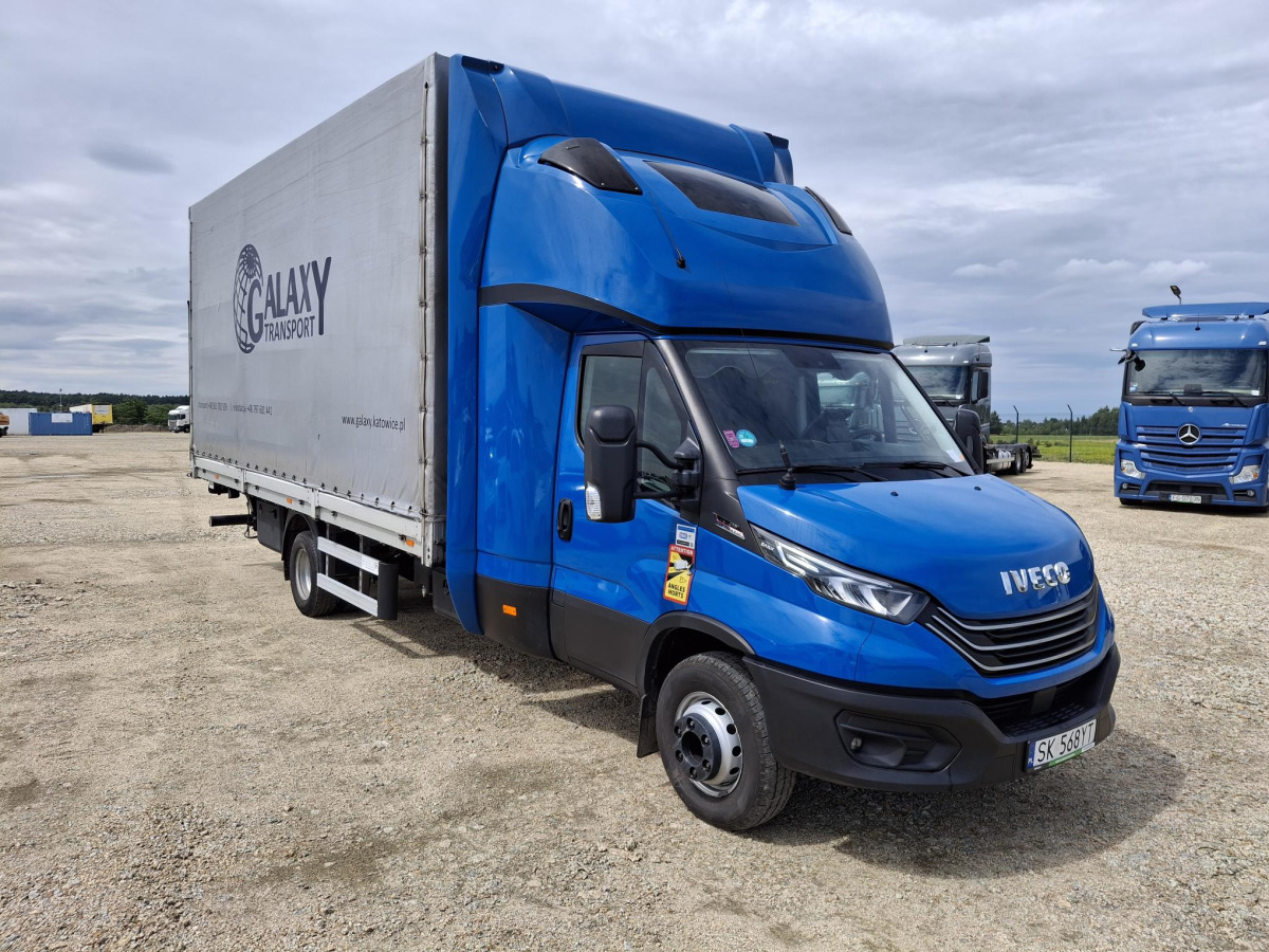 Utilitaire plateau baché IVECO 70C21 PLANDEKA Z WINDĄ: photos 1