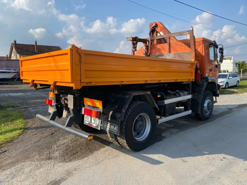 MAN LE 18-280 , 4X4 , Tipper , Palfinger PK 9501 - Camion benne, Camion grue: photos 4 MAN LE 18-280 , 4X4 , Tipper , Palfinger PK 9501 - Camion benne, Camion grue: photos 4