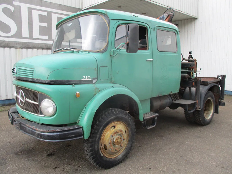 Mercedes-Benz 710 , 4x4 , Crane Hiab 5501 - Camion grue: photos 4 Mercedes-Benz 710 , 4x4 , Crane Hiab 5501 - Camion grue: photos 4