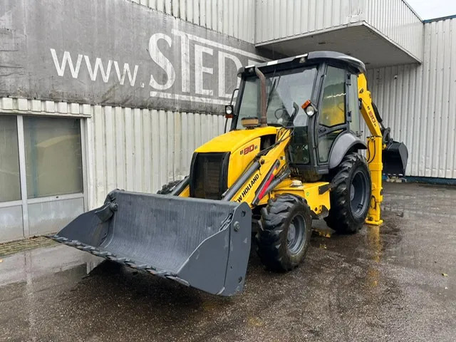 New Holland B 80 B-SS , 4x4 , Backhoe loader , 4in1 Bucket - Tractopelle: photos 1 New Holland B 80 B-SS , 4x4 , Backhoe loader , 4in1 Bucket - Tractopelle: photos 1