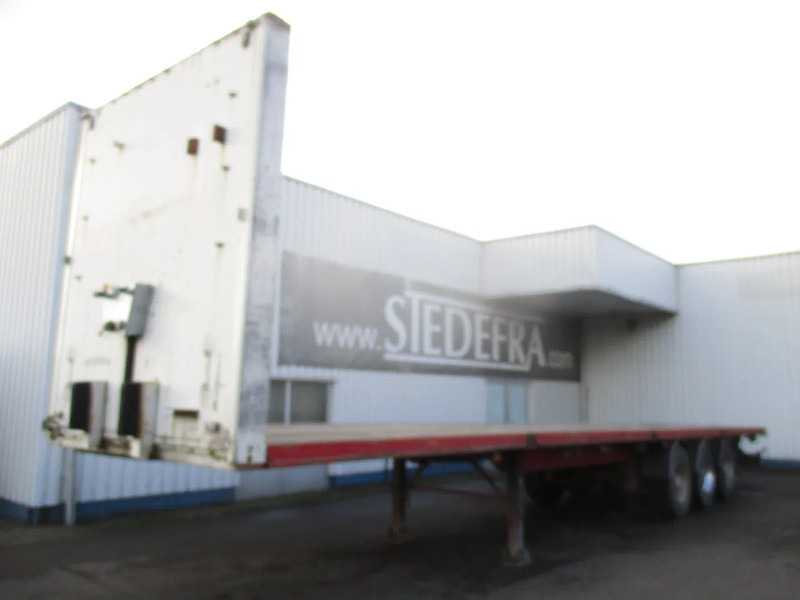 Samro SR 334 , 3 SAF Axle , Drum Brakes , Air Suspension - Semi-remorque plateau: photos 1 Samro SR 334 , 3 SAF Axle , Drum Brakes , Air Suspension - Semi-remorque plateau: photos 1