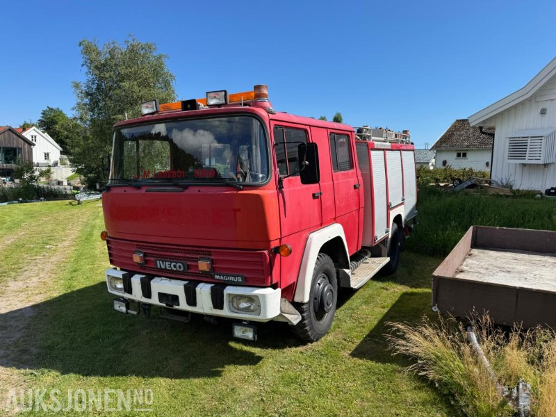 1978 Magirus Deutz 192D11 med Sirene, blålys, vannpumpe - Camion de pompier: photos 1 1978 Magirus Deutz 192D11 med Sirene, blålys, vannpumpe - Camion de pompier: photos 1